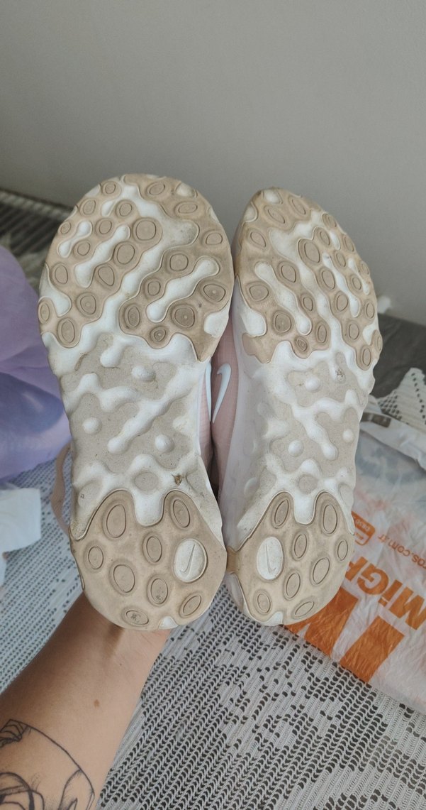 Bej Bağcıklı Kadın Spor Ayakkabı - Görsel 4