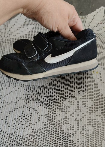 Çocuk Siyah Gri Cırt Cırtlı Spor Ayakkabı - Görsel 2