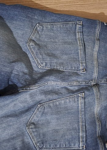 Kadın Mavi Denim Skinny Normal Boy Pantolon - Görsel 3