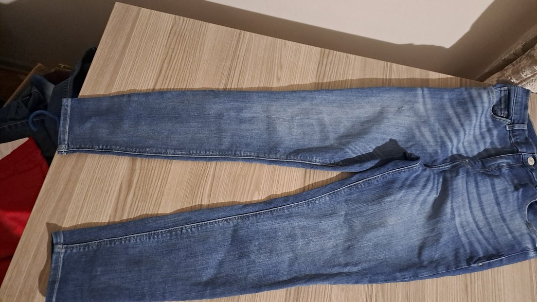 Kadın Mavi Denim Skinny Normal Boy Pantolon - Görsel 2