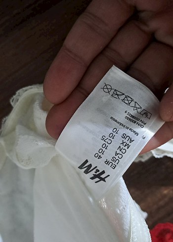 Nakışlı Beyaz Bohem Midi Sütyen - Görsel 6