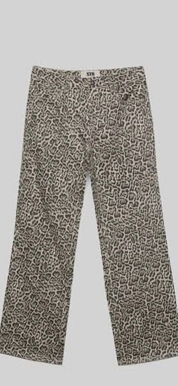 Stradivarius Stradi leopar pantolon