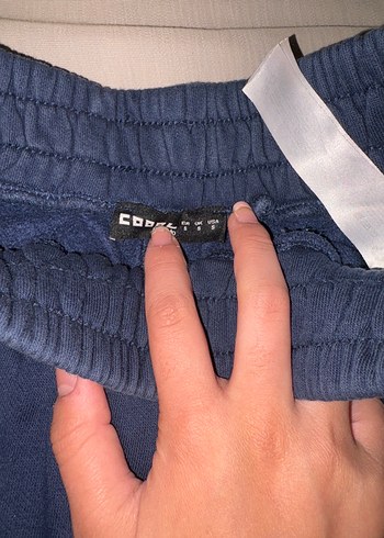 m Beden Koyu Mavi Kadın Eşofman Altı