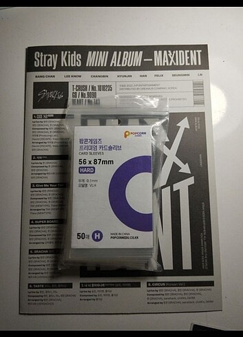 Photocard pc popcorn sleeve