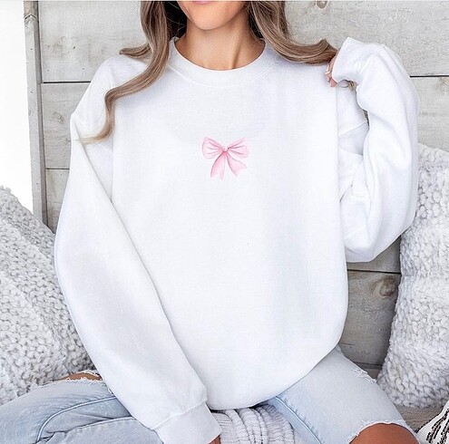 COQUETTE OVERSIZE SWEATSHIRT unısex
