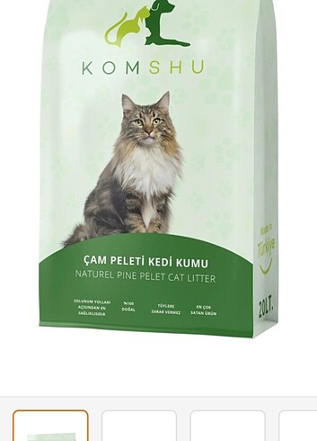 0 çam paleti kedi kumu 20x2 lt