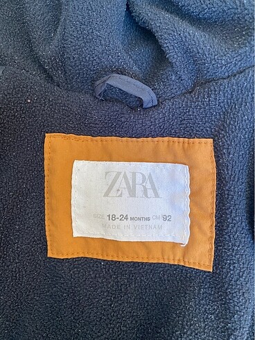 18-24 Ay Beden çeşitli Renk Zara çocuk Mont