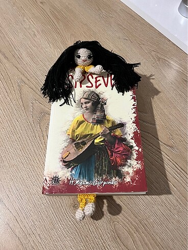 örgü kitap ayracı