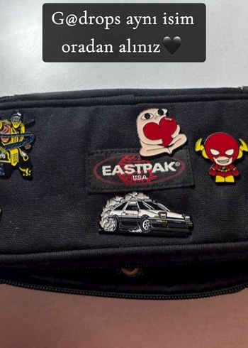 Siyah Grunge Punk Erkek Rozetleri