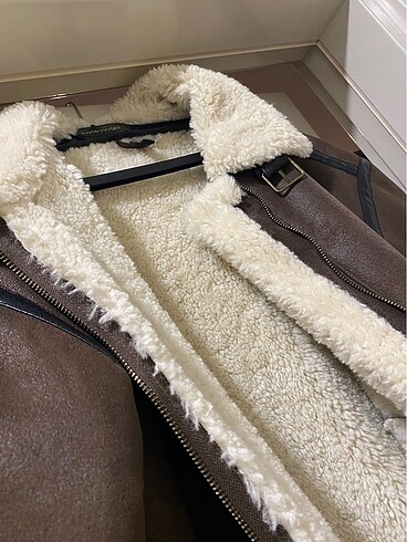 Kürklü mont - Görsel 6