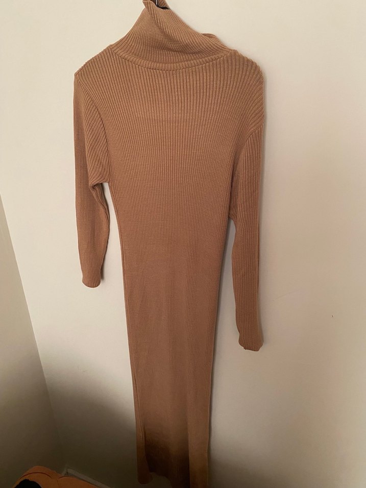 Triko maxi boy elbise - Görsel 4