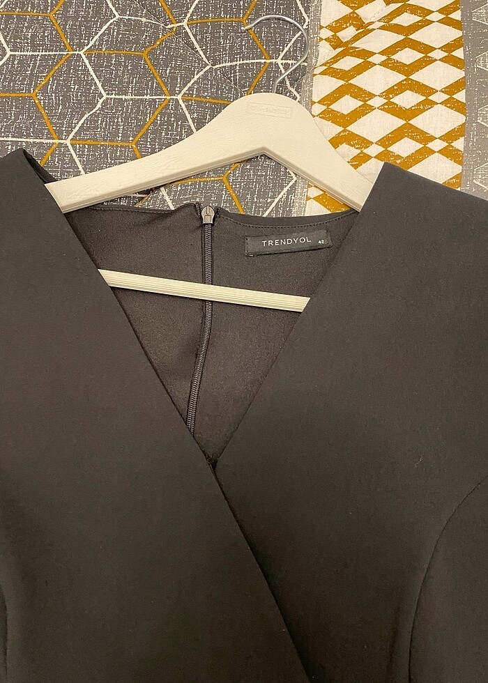 Trendyolmilla siyah uzun elbise - Görsel 3