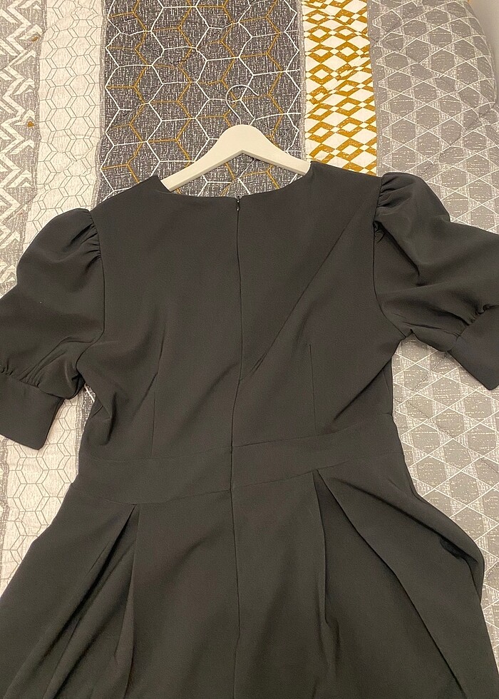 Trendyolmilla siyah uzun elbise - Görsel 4