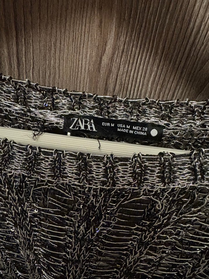 Gri Uzun Kollu Örgü Kadın Kazak - Görsel 3