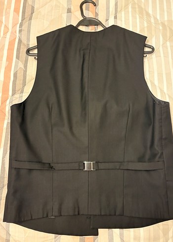 AVVA Erkek Siyah Düğmeli Yelek - Görsel 3