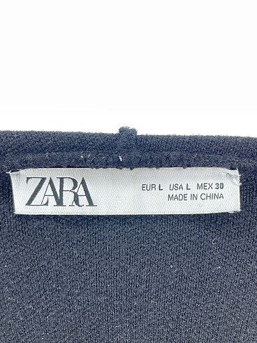 l Beden siyah Renk Zara Sweatshirt %70 İndirimli.
