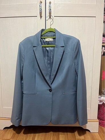 Mango mavi blazer ceket