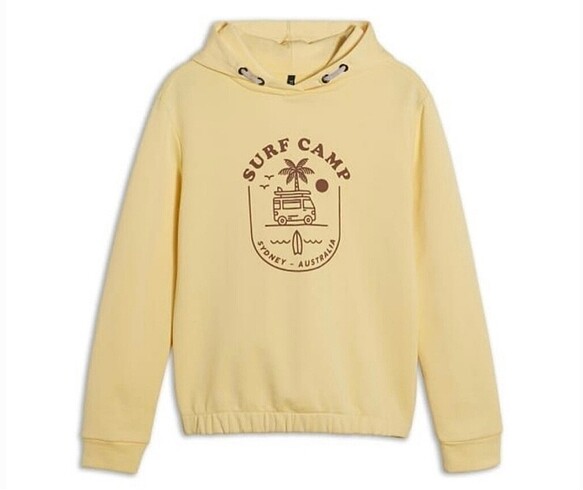 10 Yaş Beden sarı Renk Fitz Sweatshirt