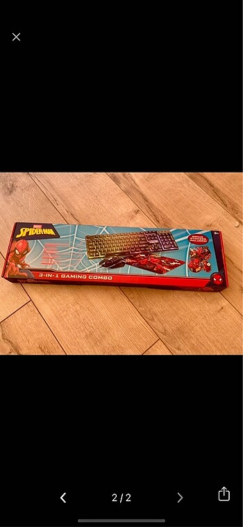 Spiderman klavye mouse seti - Görsel 2