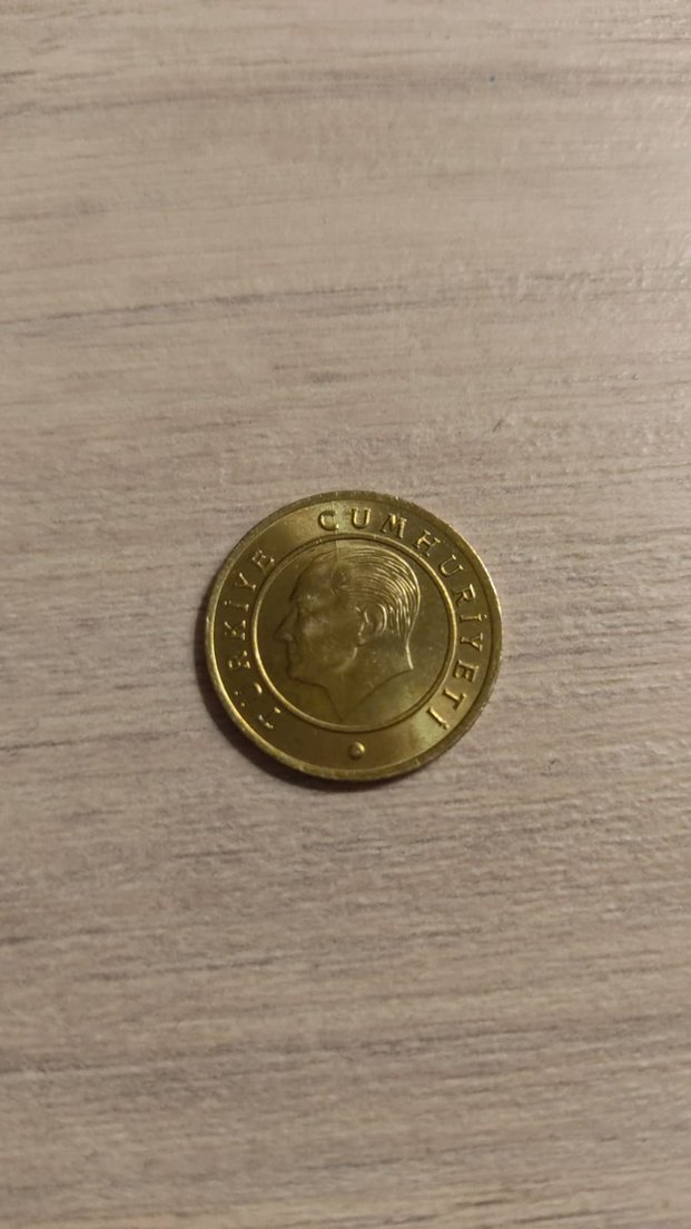 Altın Renkli 25 Kuruş Koleksiyon parası  - Görsel 2