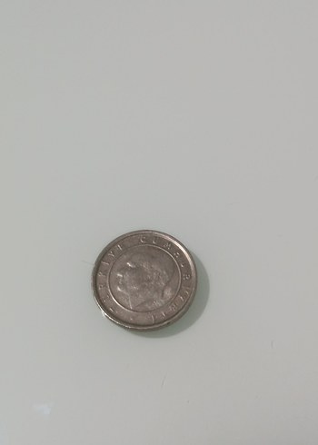 Vintage gri 2007 5 krş Koleksiyon parası - Görsel 2