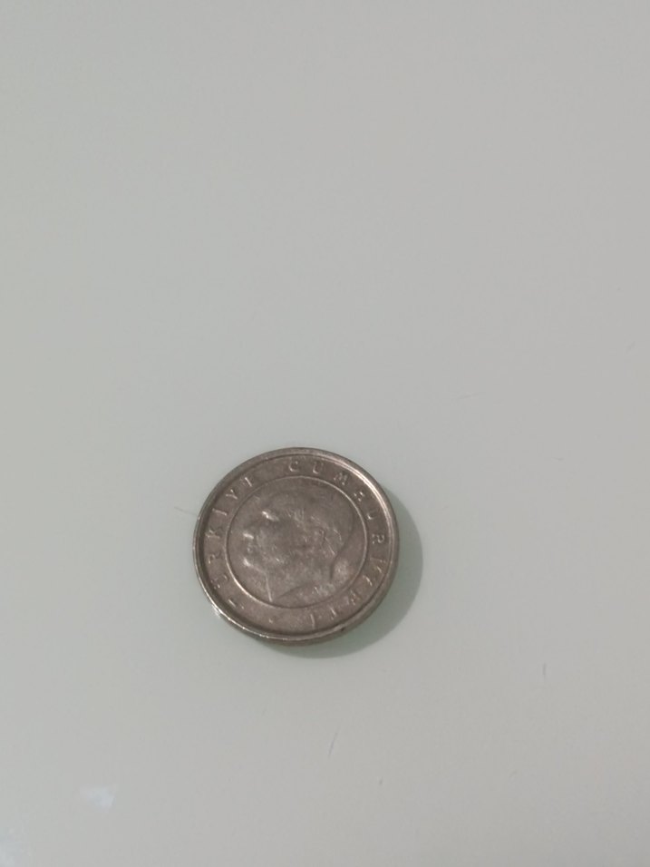 Vintage gri 2007 5 krş Koleksiyon parası - Görsel 2
