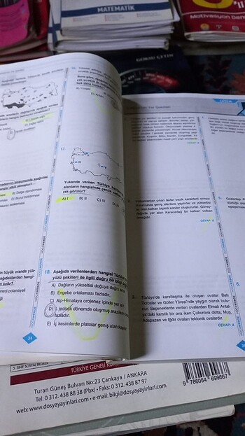 Hocaweb coğrafya 2019 kpss soru bankası  - Görsel 2