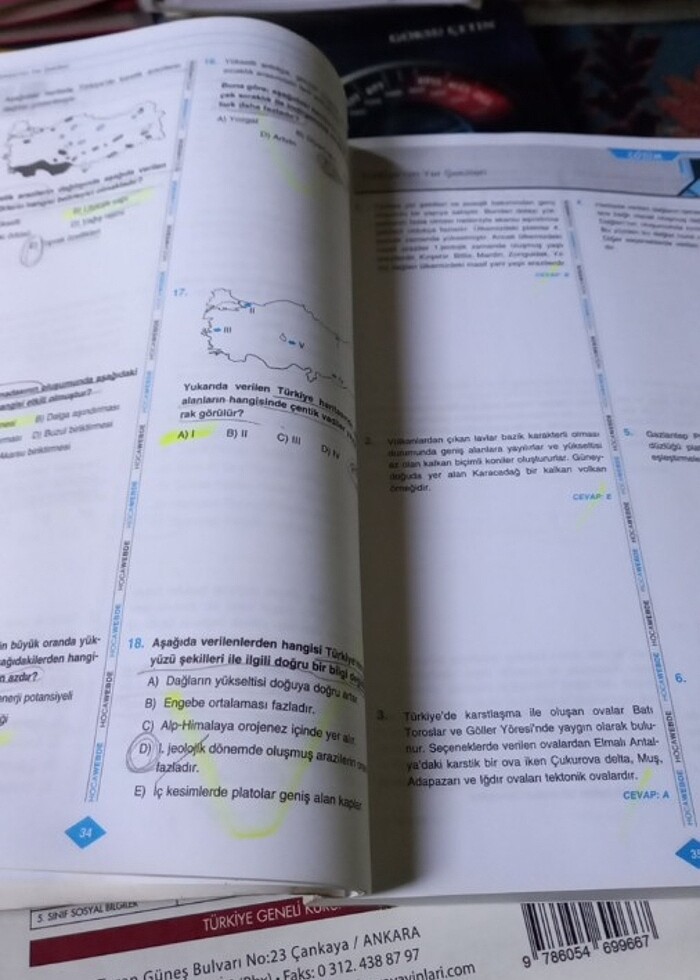Hocaweb coğrafya 2019 kpss soru bankası  - Görsel 2