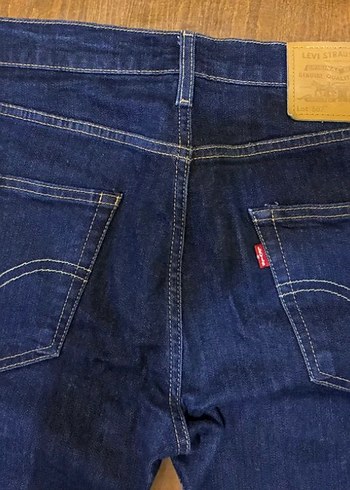 Levis 502 30 30 Koyu Mavi Denim Jean