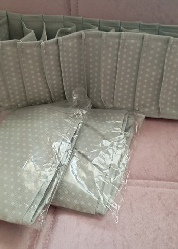 Beden Gri Çok Bölmeli Dolap Düzenleyici