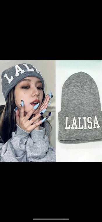 Blackpink Lisa Lalisa İşlemeli Şapka