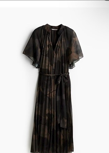 Şeffaf Bağlamalı Siyah Uzun Elbise - Görsel 2