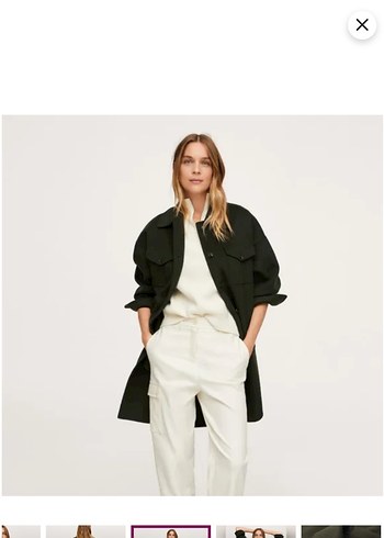 Düğmeli Midi Kadın Kaban - Görsel 4