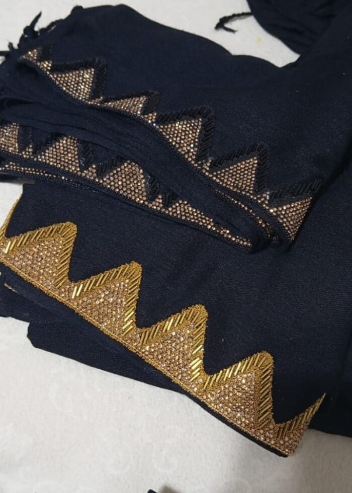 Boncuklu şal - Görsel 2