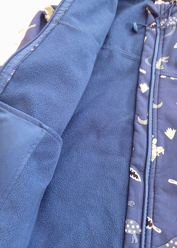 Kapüşonlu Erkek Çocuk Dinozor Desenli Yağmurluk - Görsel 5