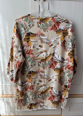 Armalife Bohem Çok Renkli Midi Kimono