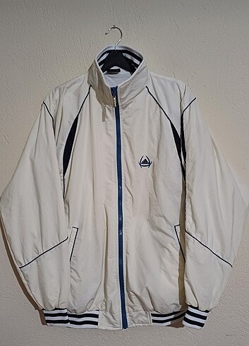ADIDAS BEYAZ CEKET BOMBER PARASUT KUMAS