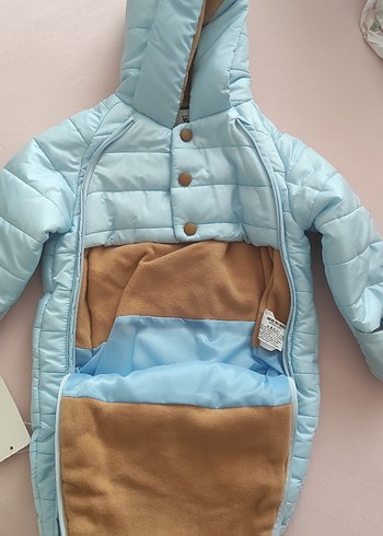 Nakışlı Mavi Bebek Tulum - Görsel 2