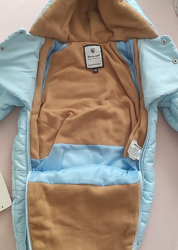 Nakışlı Mavi Bebek Tulum - Görsel 3