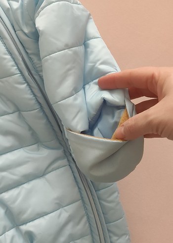 Nakışlı Mavi Bebek Tulum - Görsel 4