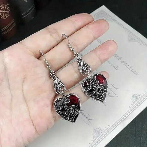 Sheinside Shein Gotik Yarasa Küpe