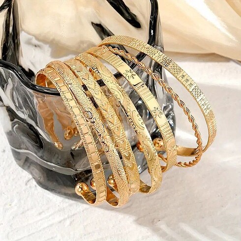 Sheinside Shein 7?li Bilezik Set