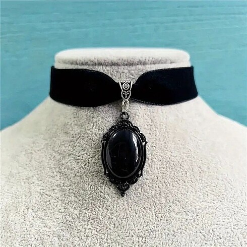 Siyah Gotik Choker
