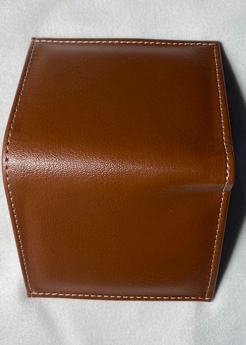 Parlak Kahverengi Minimalist Erkek Cüzdanı - Görsel 3