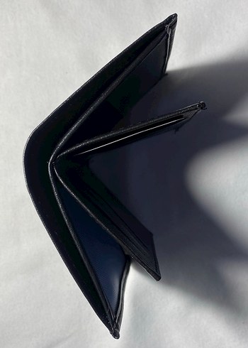 Siyah Minimalist Erkek Cüzdanı - Görsel 4