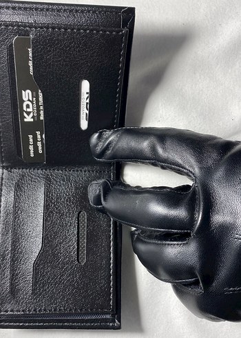 Siyah Minimalist Erkek Cüzdanı - Görsel 2