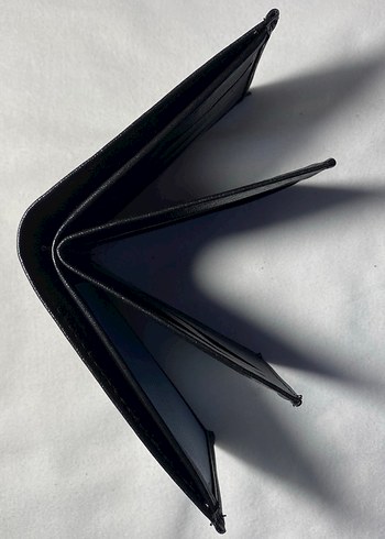 Siyah Minimalist Erkek Cüzdanı - Görsel 4