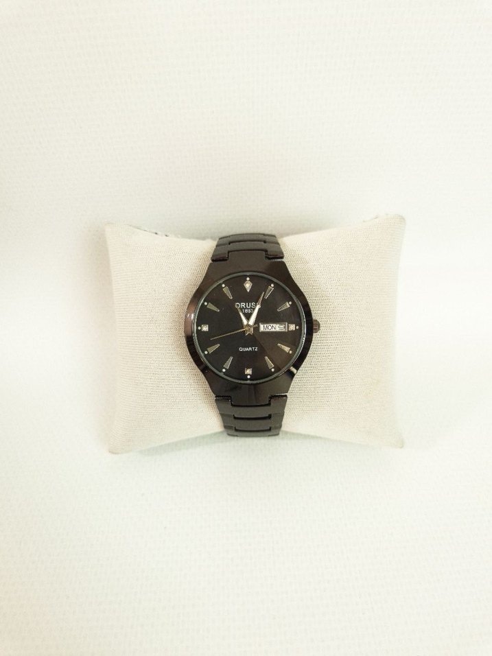 Full Black Siyah Çelik Kordon Karizmatik Saat - Görsel 3