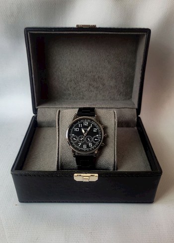 Rovigo Pilot Tasarım Siyah Çelik Kordon Saat - Görsel 2