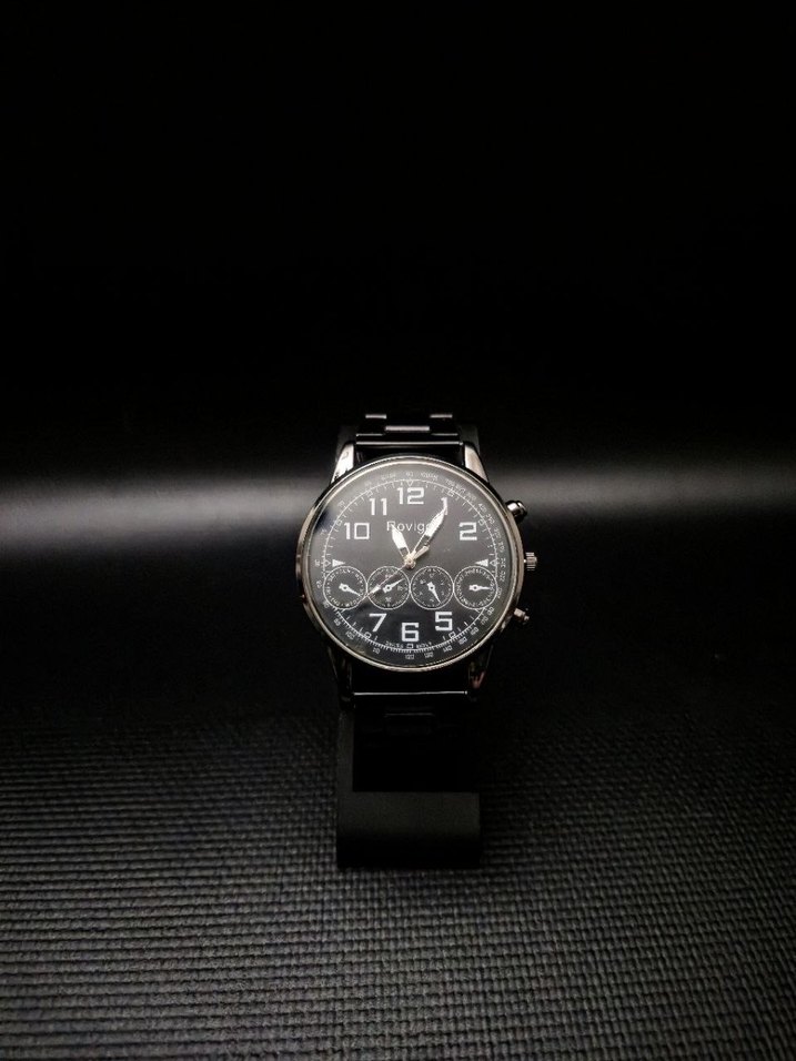Rovigo Pilot Tasarım Siyah Çelik Kordon Saat - Görsel 3